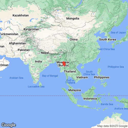 specimens map of Yaukthwa inlenensis
