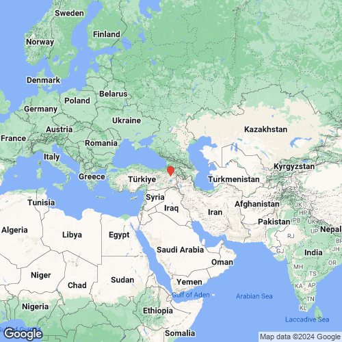 specimens map of Leguminaia anatolica