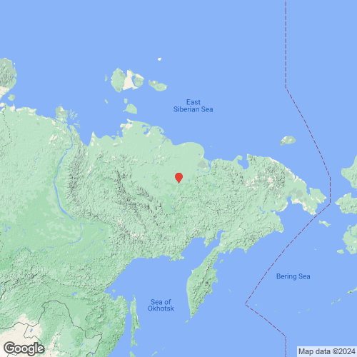 specimens map of Euglesa kolymensis