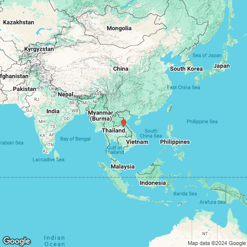 specimens map of Isannaia fortunata