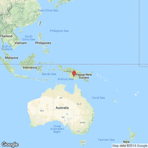 specimens map of Westralunio albertisi