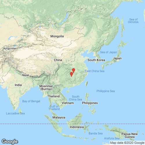 specimens map of Lamprotula microsticta specimens map of Lamprotula microsticta