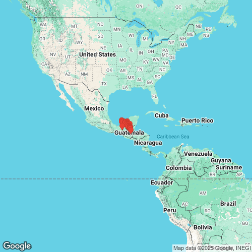 specimens map of Psoronaias crocodilorum