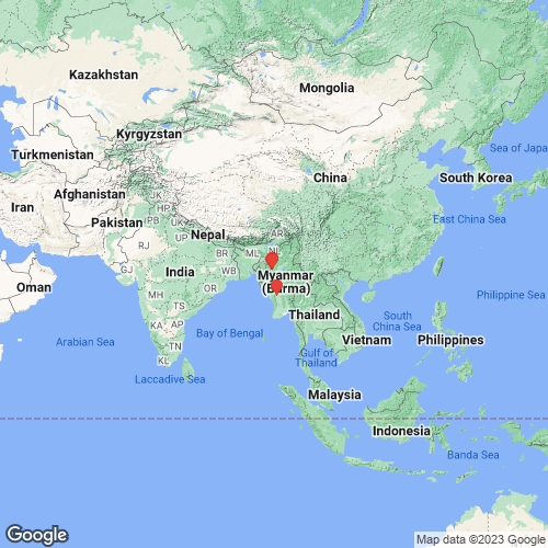 specimens map of Indonaia subclathrata specimens map of Indonaia subclathrata