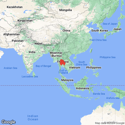 specimens map of Hyriopsis desowitzi specimens map of Hyriopsis desowitzi