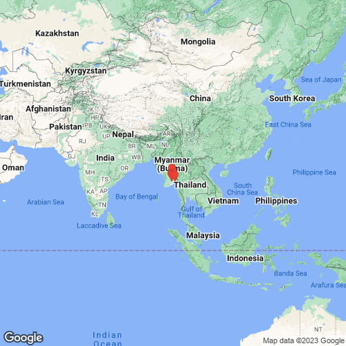 specimens map of Trapezidens angustior