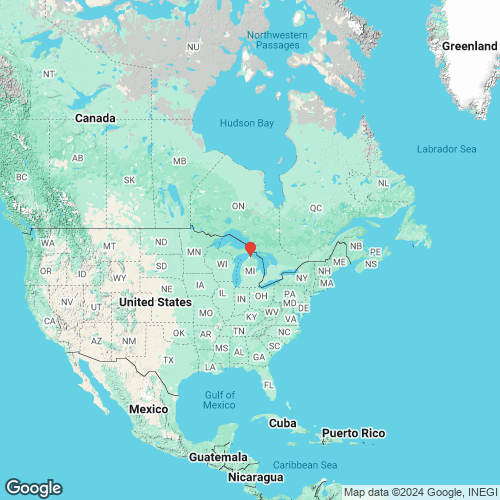 specimens map of Sphaerium rhomboideum specimens map of Sphaerium rhomboideum