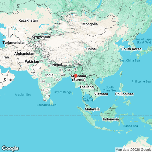 specimens map of Corbicula avana