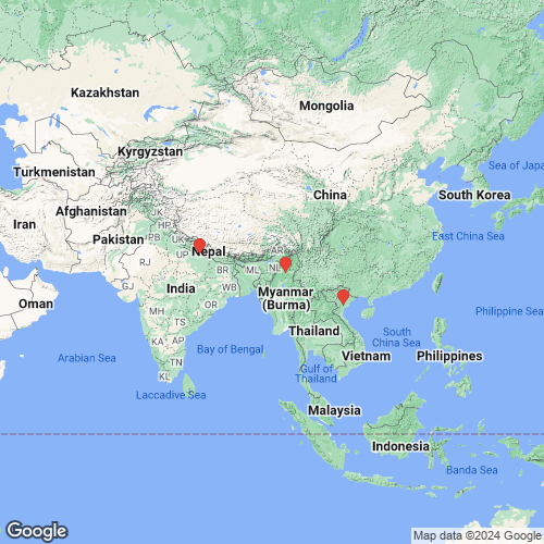 specimens map of Hindupisidium nevillianum specimens map of Hindupisidium nevillianum