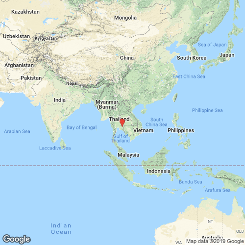 specimens map of Corbicula malaccensis