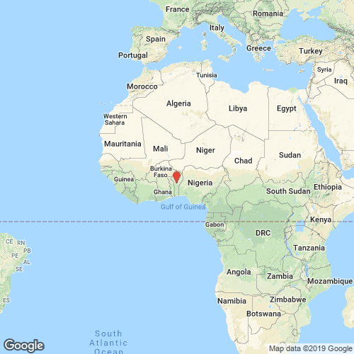 specimens map of Potamocorbula adusta