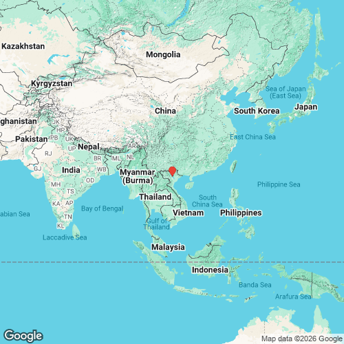 specimens map of Geloina mactraeformis