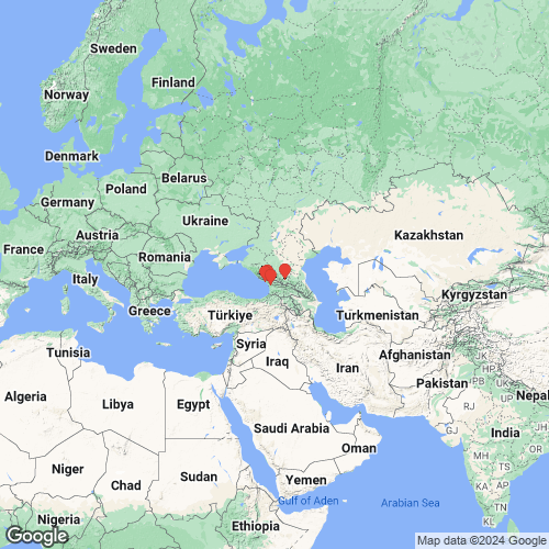 specimens map of Euglesa ljovuschkini